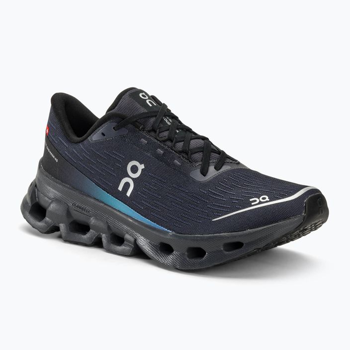 Women's On Running Cloudspark black/blueberry running shoes