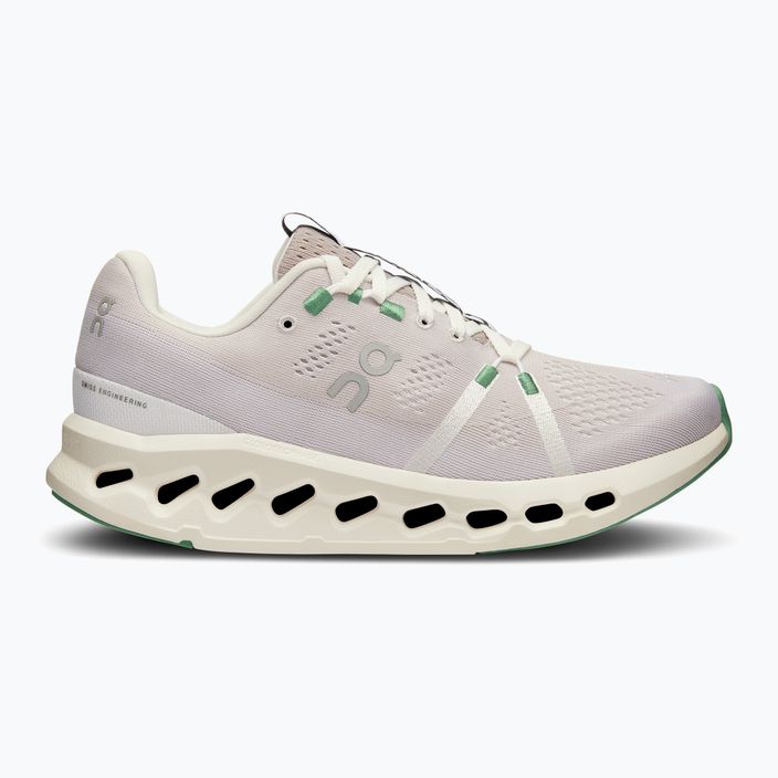 Women's On Running Cloudsurfer pearl/ivory running shoes 2