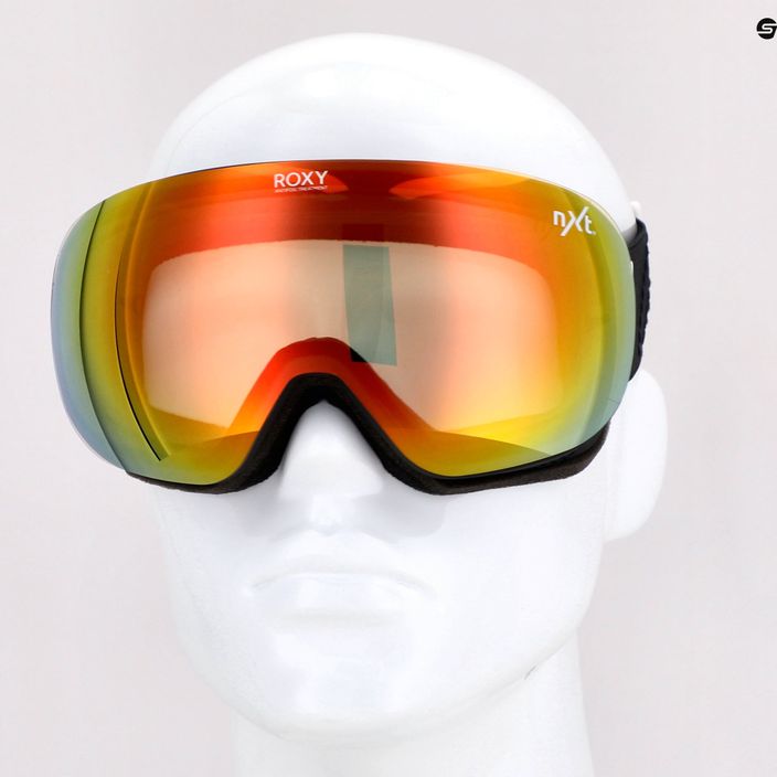 Women's snowboard goggles ROXY Popscreen NXT J 2021 true black/nxt varia ml red 11