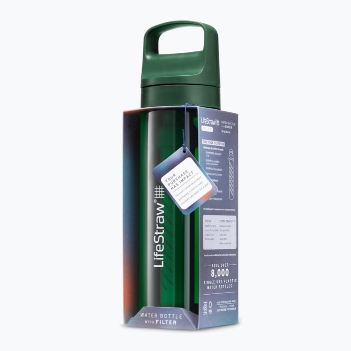 Lifestraw Go 2.0 travel bottle with filter 650 ml terrace green 3