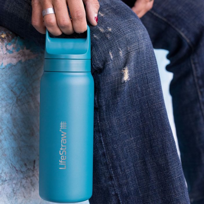 Lifestraw Go 2.0 Steel travel bottle with filter 700 ml lagoon teal 5