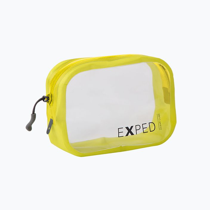 Exped Clear Cube 1 l yellow travel organiser