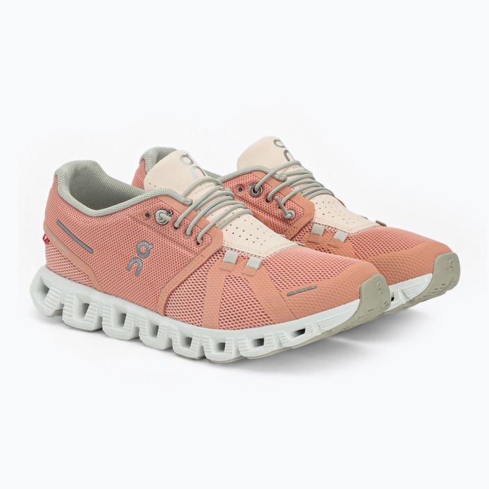 Women's running shoes On Cloud 5 pink 5998556 4