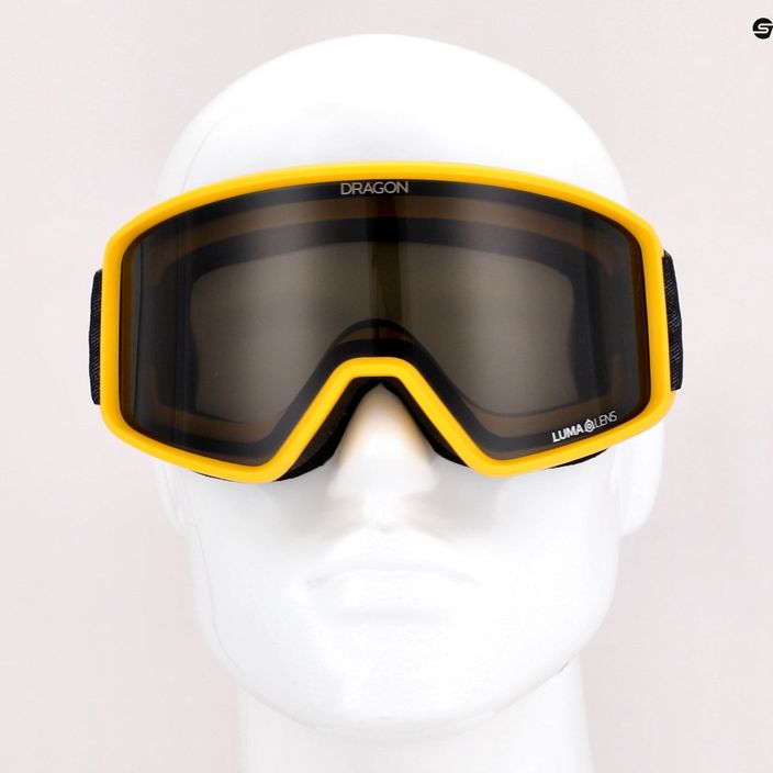 DRAGON DXT ski goggles OTG block dark/lumalens smoke 47022-700 7