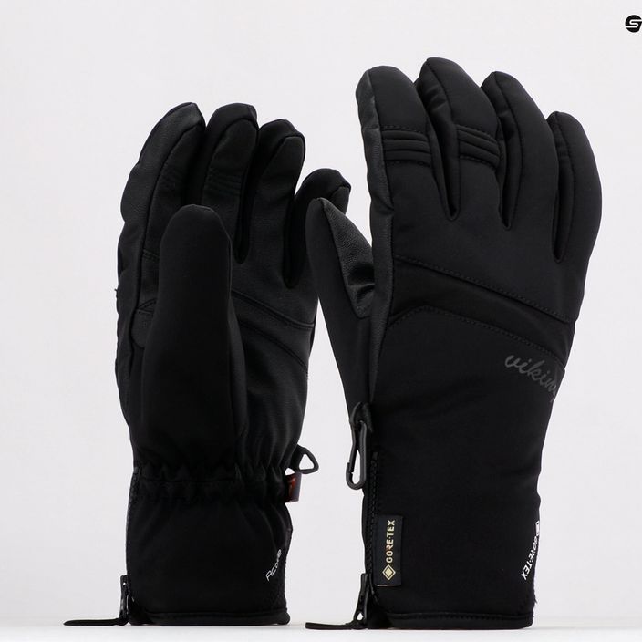 Women's ski gloves Viking Paganella GTX Ski black 150/22/1441/09 10