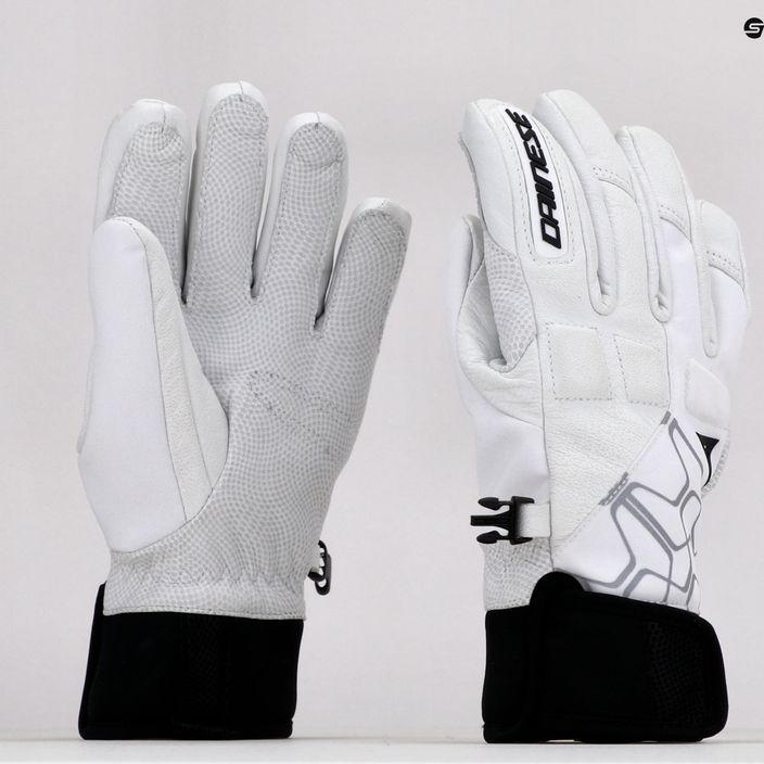 Women's ski gloves Dainese Hp lily white/stretch limo 6