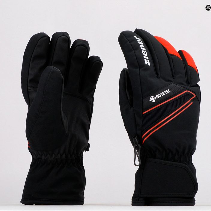 Men's ski glove ZIENER Gunar Gtx black 801083.12888 6