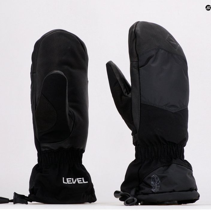 Men's snowboarding gloves Level Yeti Mitt black 2085 7