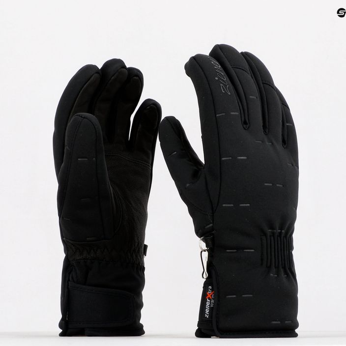 Women's Ski Gloves ZIENER Korneli As Pr black 801179.12 6