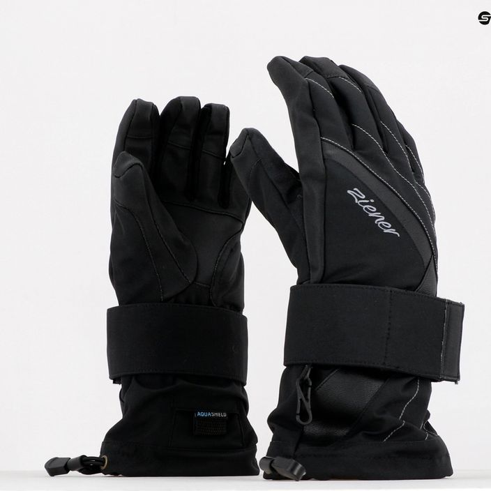 Women's snowboard glove ZIENER Milana As black 801723.12 6