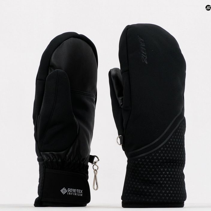 Women's snowboarding gloves ZIENER Kantala Gtx Inf Mitten black 801157.12 6