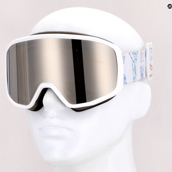 Women's snowboard goggles ROXY Izzy 2021 splash/ml silver 7