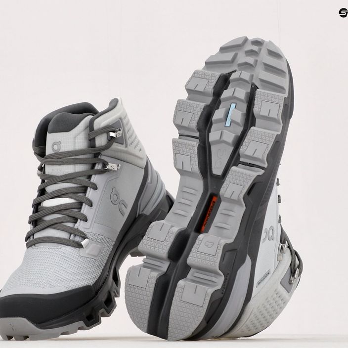 Women's trekking shoes On Cloudrock 2 Waterproof grey 6398608 10