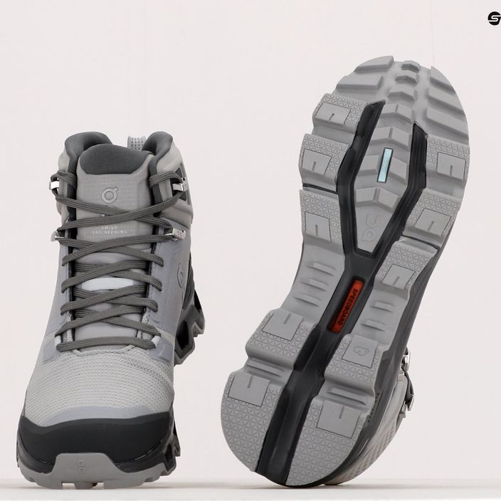 Men's trekking shoes On Cloudrock 2 Waterproof grey 6398612 10