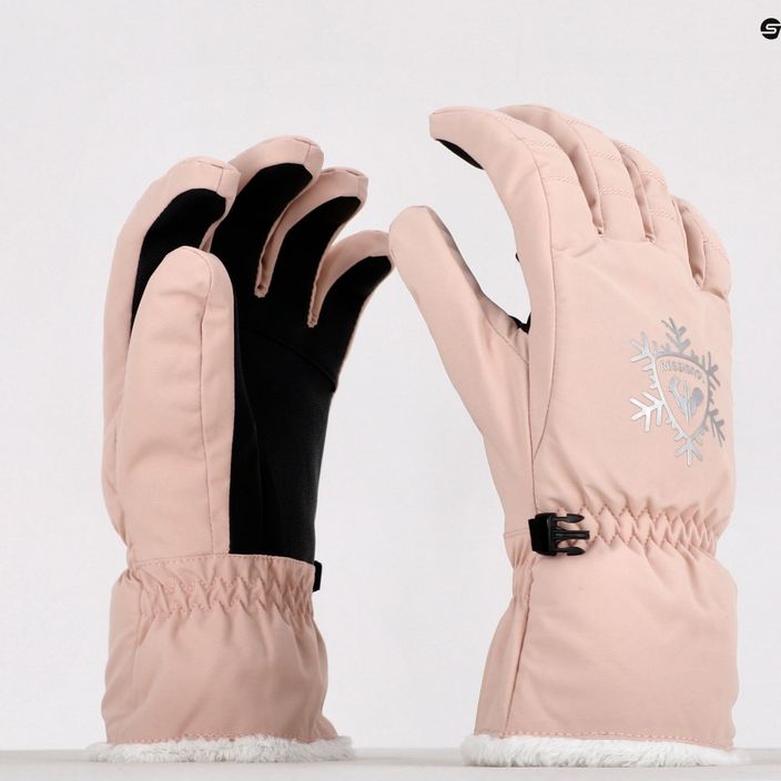 Women's ski gloves Rossignol Perfy G pink 7