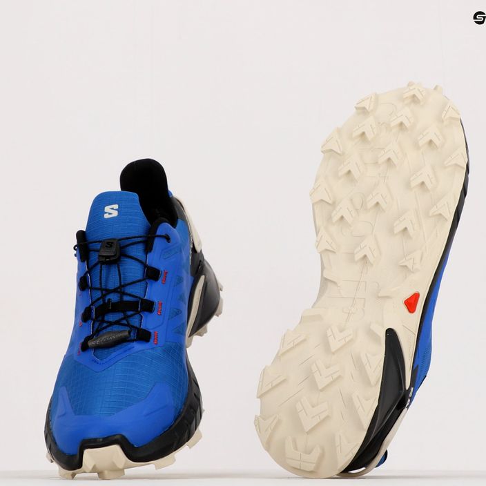 Men's running shoes Salomon Supercross 4 GTX blue L41732000 17