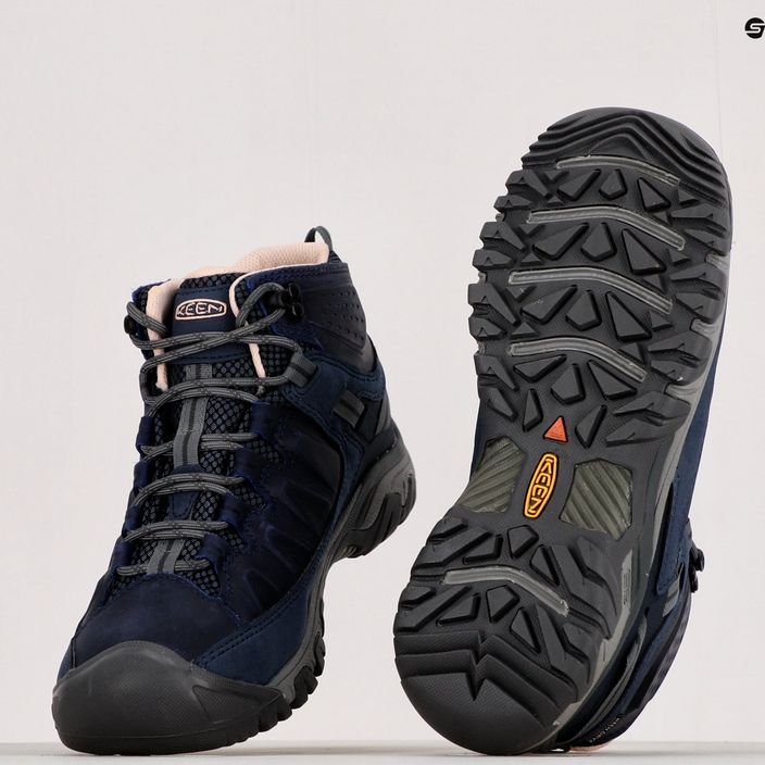 Women's trekking boots KEEN Targhee III Mid navy blue 1026863 11
