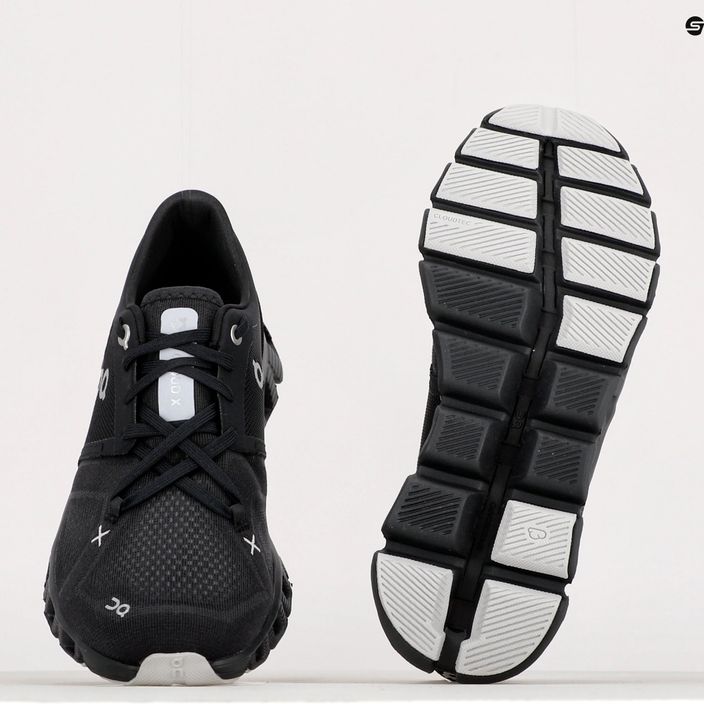 Women's running shoes On Cloud X 3 black 6098696 11