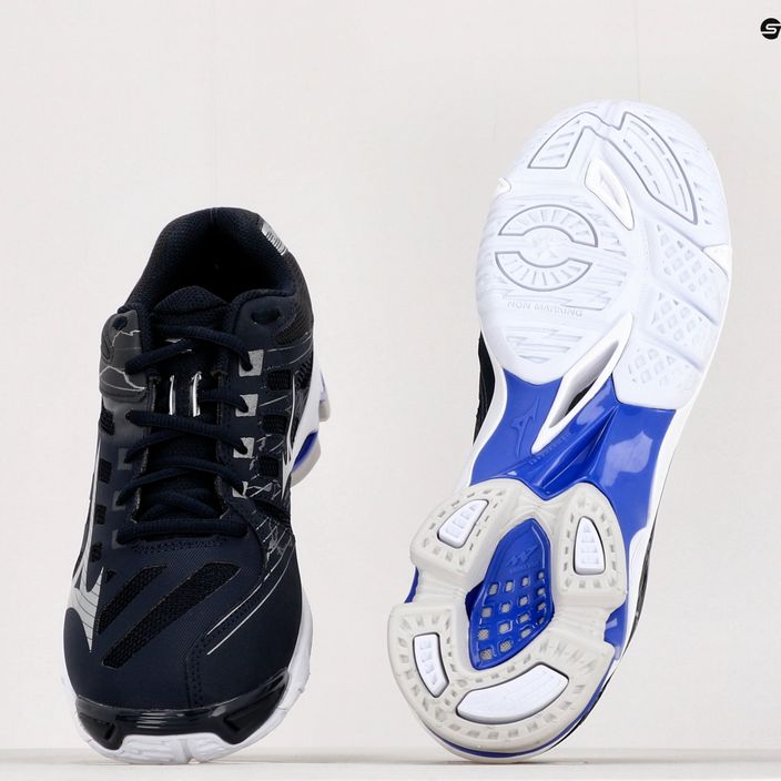 Men's volleyball shoes Mizuno Wave Voltage navy blue V1GA216001 11