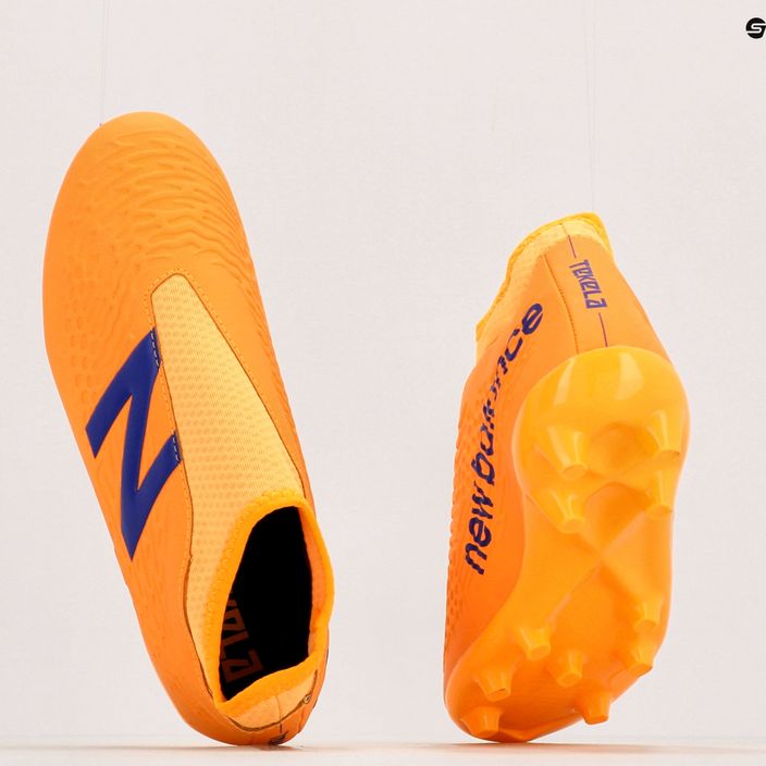 Children's football boots New Balance Tekela V3+ Magique FG orange JST3FD35.M.045 10
