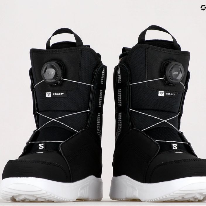 Children's snowboard boots Salomon Project Boa black L41681700 11