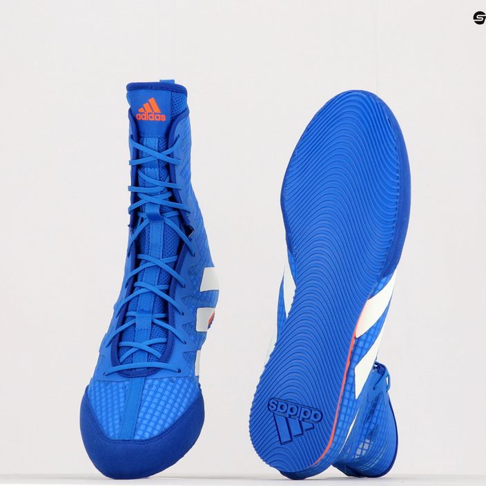 Men's adidas Box Hog 4 boxing shoes blue GW1402 10