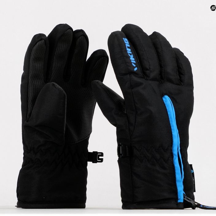 Children's ski gloves Viking Asti black 120/23/7723 7