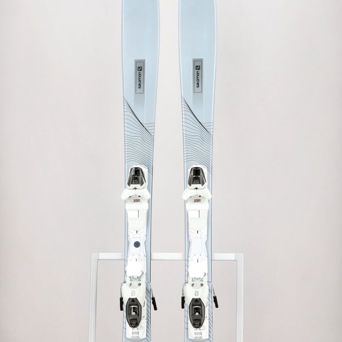 Women's downhill skis Salomon Stance W80 + M10 GW white L41494000/L4113260010 10
