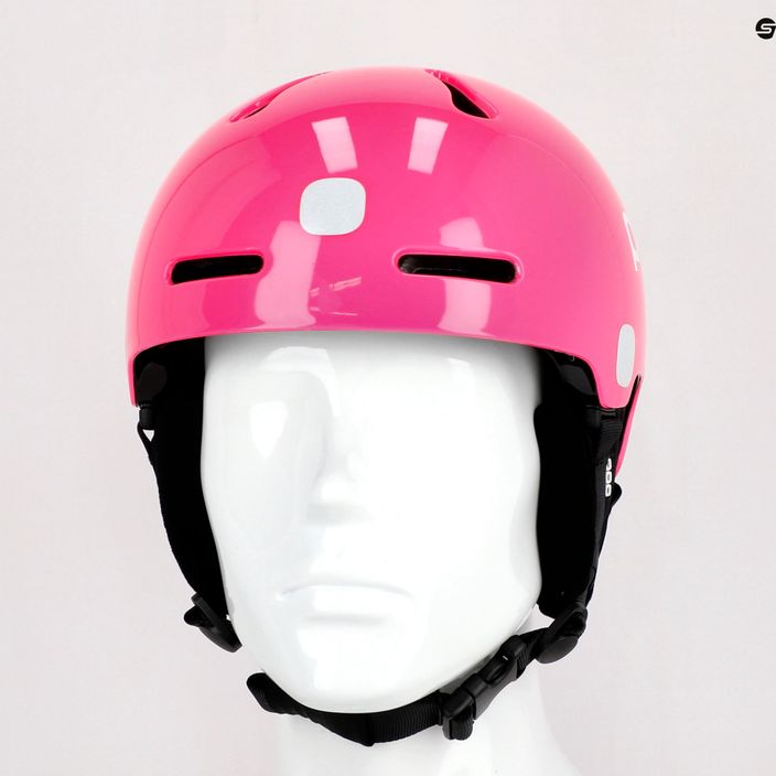 Children's ski helmets POC POCito Fornix MIPS fluorescent pink 15