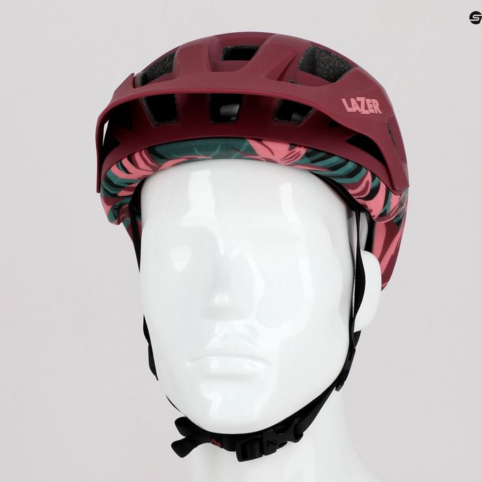 Lazer Coyote CE-CPSC red bicycle helmet 13