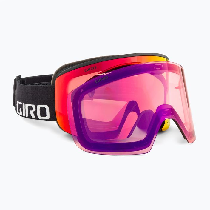 Giro Axis black wordmark/ember/infrared ski goggles