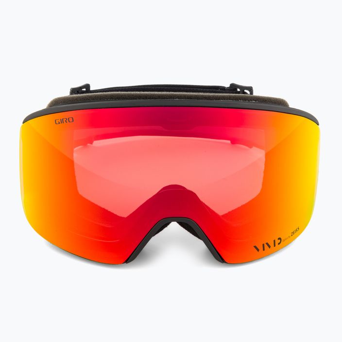 Giro Axis black wordmark/ember/infrared ski goggles 3