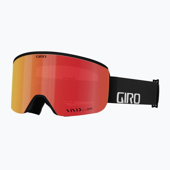 Giro Axis black wordmark/ember/infrared ski goggles 6