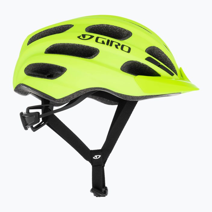 Giro Register matte highlight yellow bicycle helmet 4