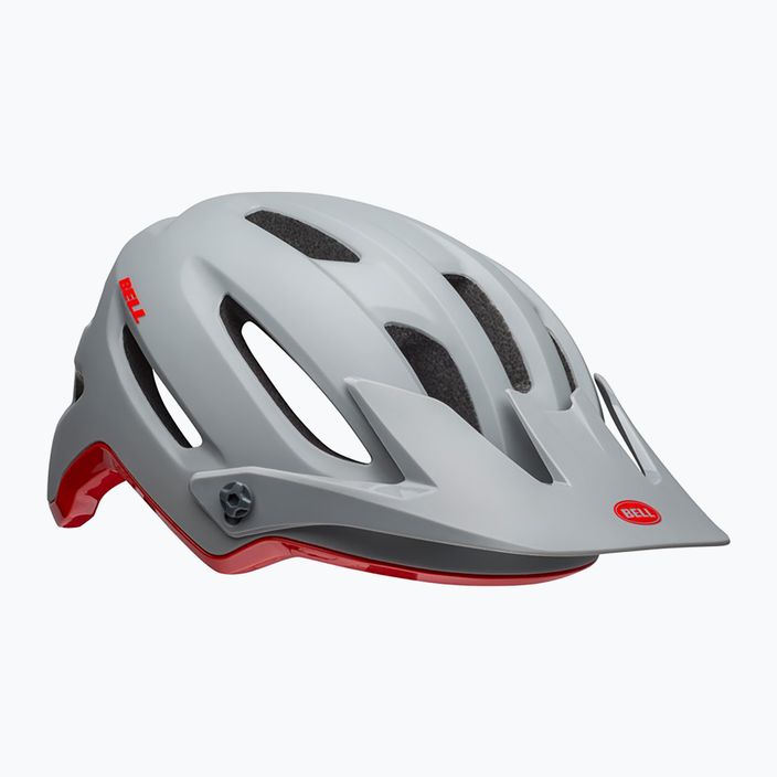 Bike helmet Bell 4Forty matte gloss gray/crimson