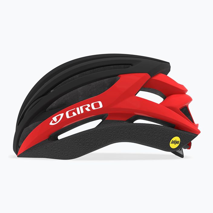 Giro Syntax Integrated MIPS bike helmet matte black/bright red 2