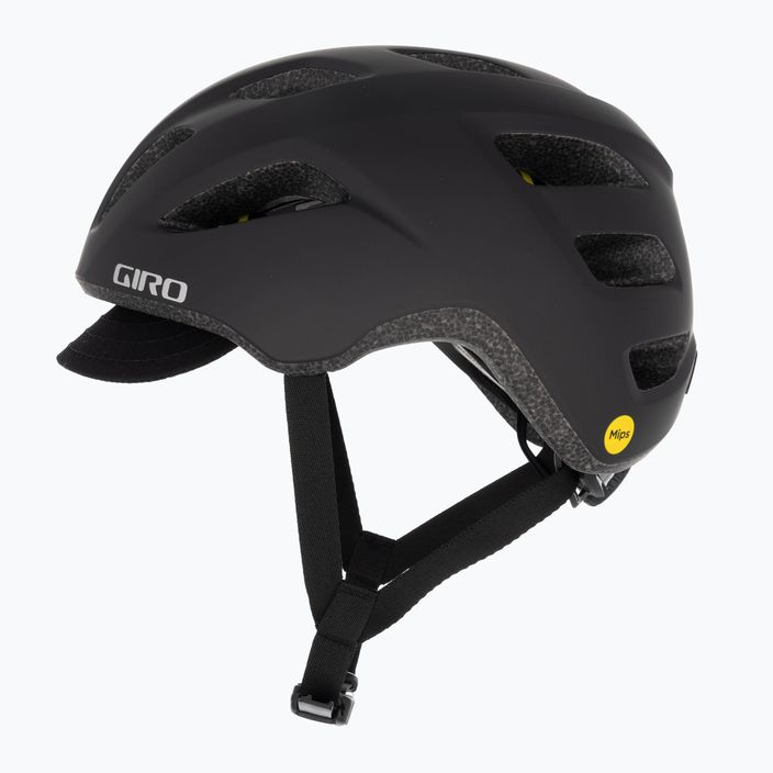 Giro Trella Integrated MIPS matte black silver bicycle helmet 5