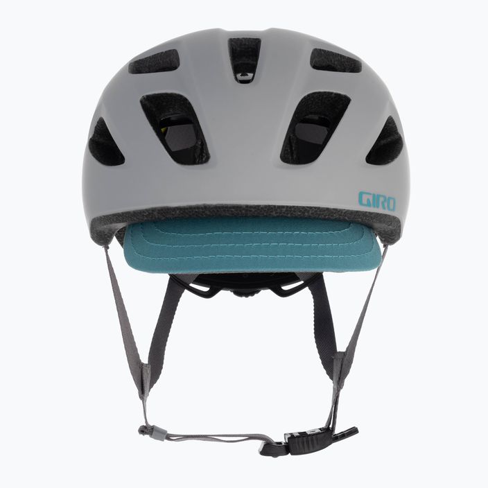 Giro Trella Integrated MIPS matte grey dark teal bicycle helmet 2