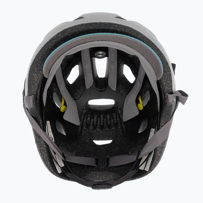 Giro Trella Integrated MIPS matte grey dark teal bicycle helmet 6