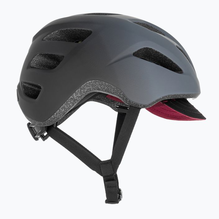 Giro Cormick Integrated MIPS bike helmet matte grey maroon 4