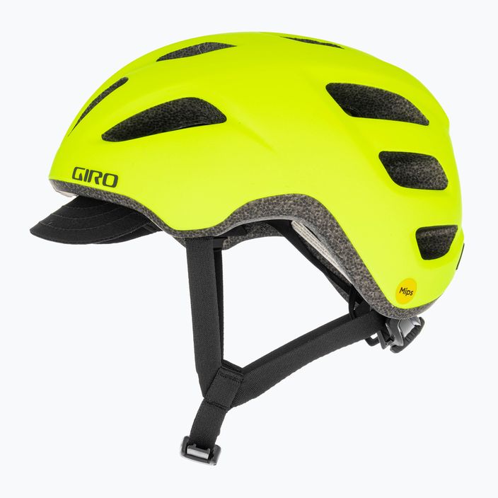 Giro Cormick Integrated MIPS bike helmet matte highlight yellow black 5