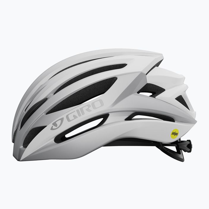 Giro Syntax Integrated MIPS matte white/silver bike helmet 2