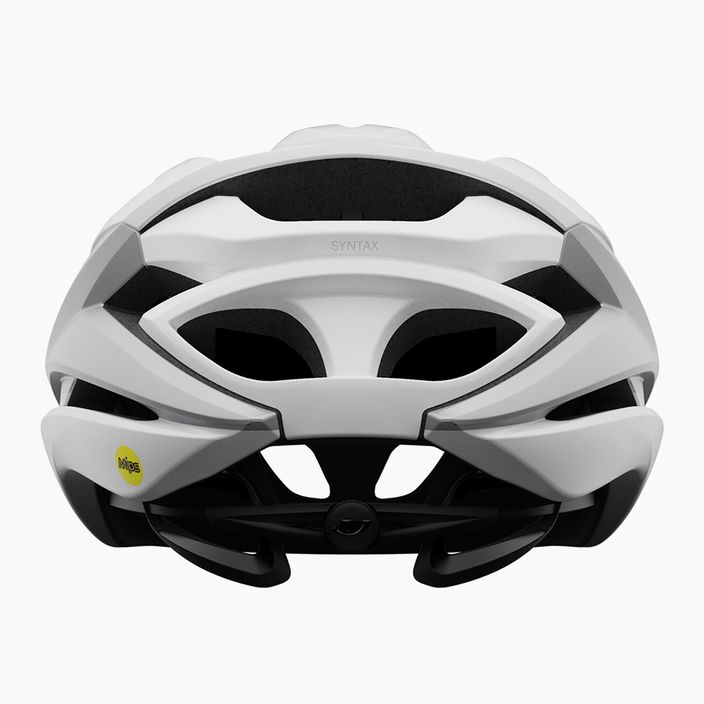 Giro Syntax Integrated MIPS matte white/silver bike helmet 3