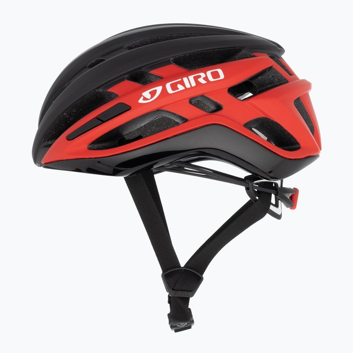 Giro Agilis bike helmet matte black bright red 5