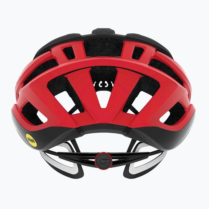 Giro Agilis bike helmet matte black bright red 9