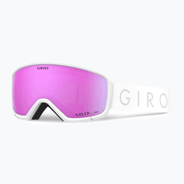 Women's ski goggles Giro Millie white core light/vivid pink 5