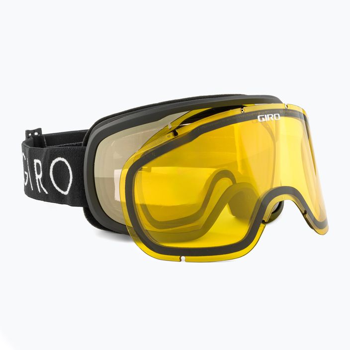 Women's ski goggles Giro Moxie black core light/amber gold/yellow