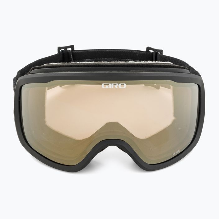Women's ski goggles Giro Moxie black core light/amber gold/yellow 3