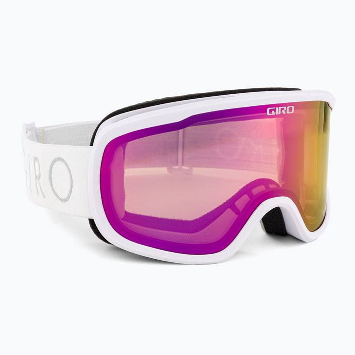 Women's ski goggles Giro Moxie white core light/amber pink/yellow 2