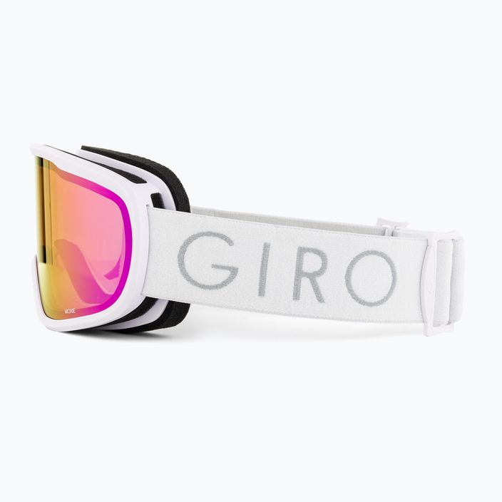 Women's ski goggles Giro Moxie white core light/amber pink/yellow 5